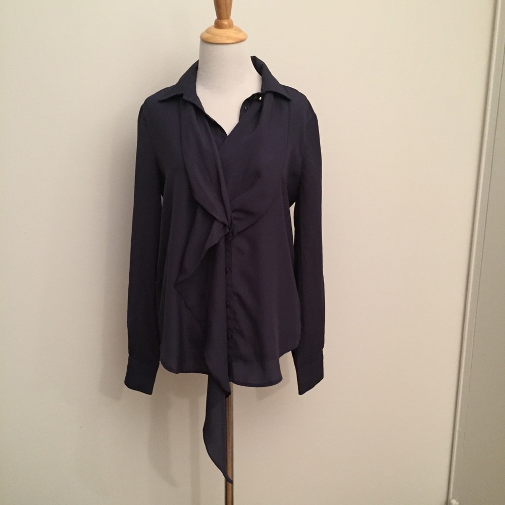 BCBGeneration Scarf Blouse